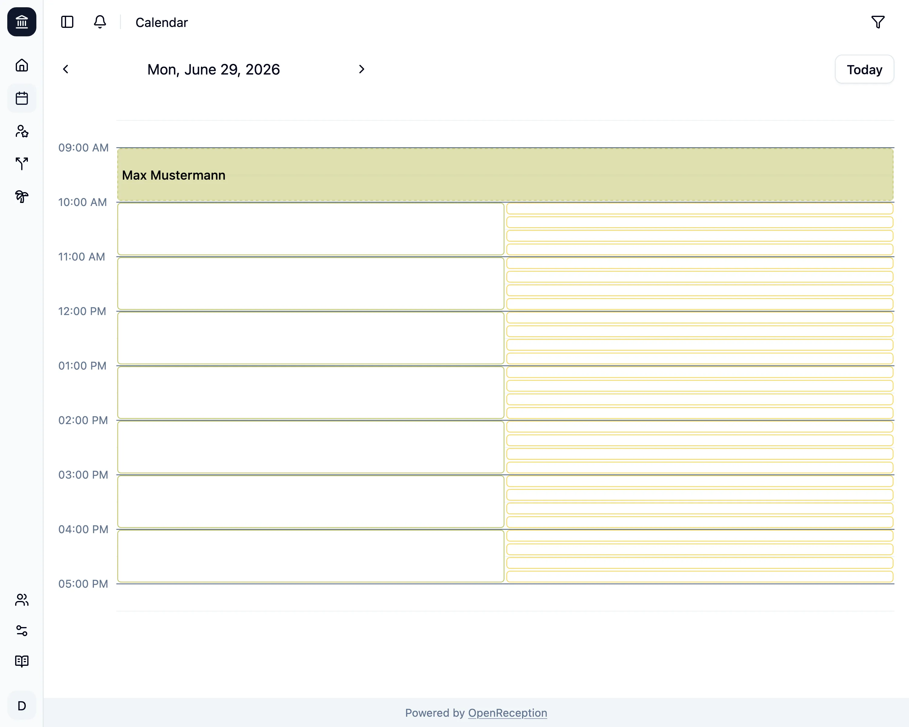 Kalender mit Terminen